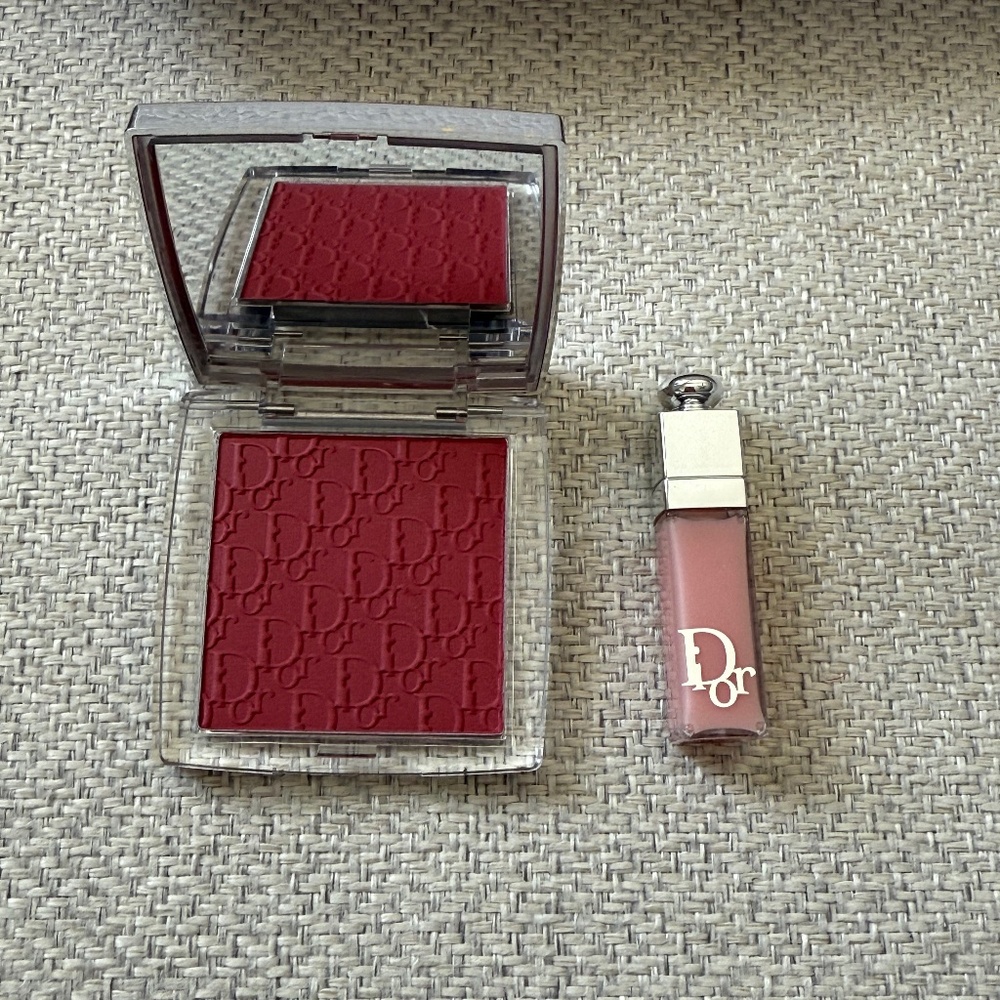 New Dior Backstage Rosy Glow color Rosewood 012 “Sold Out”  with Dior Addict Lip
